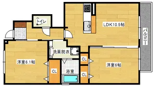 グリーンスフィア【1階】の間取り