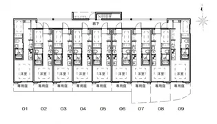 リバーノース中筋の間取り