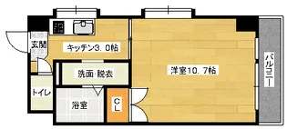 トレゾール東原【1階】の間取り