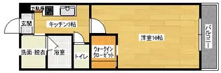 Crescent【6階】の間取り