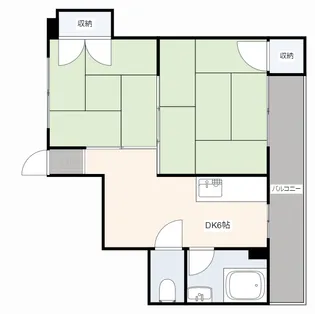 秋田マンションの間取り