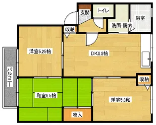 パストラル【1階】の間取り