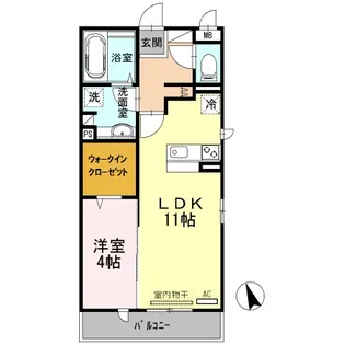 エリタージュの間取り