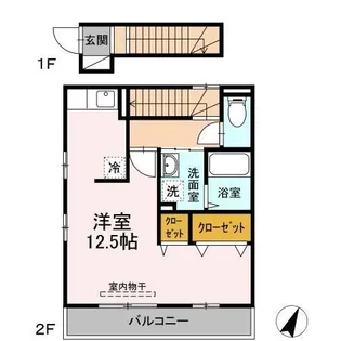 セジュール皆実【2階】の間取り