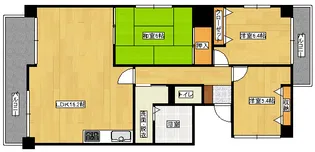 アイムス比治山の間取り