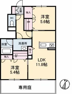 フォーブル弐番館の間取り