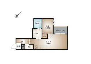 REGALEST-S古市1【1階】の間取り