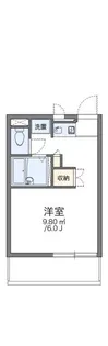 レオパレスシグマ戸坂の間取り