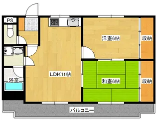 ベネッセヤマモト【3階】の間取り