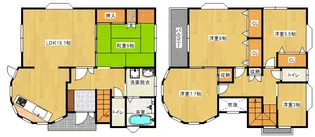 広島県広島市安佐南区古市2丁目【一戸建】の間取り