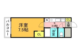 ハイツフォーシーズンズ【7階】の間取り