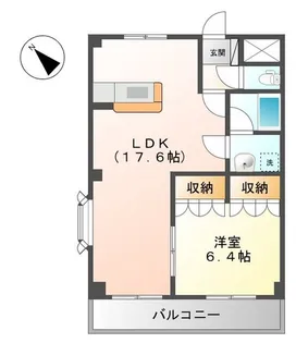 サンクスハイム【2階】の間取り