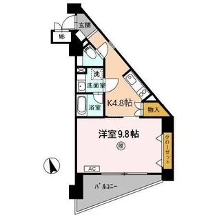 T-2FLAT【7階】の間取り