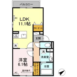 KTCハイツの間取り