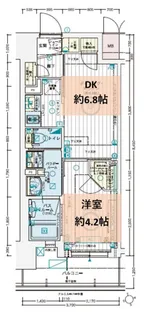 エステムコート広島国泰寺【9階】の間取り