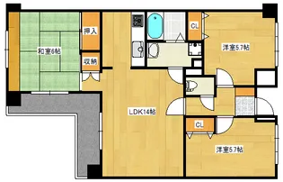 ドルチェ庚午【403号室】の間取り