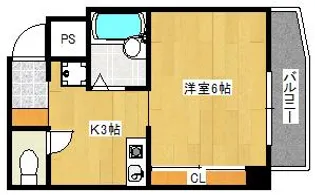 K.KBLD【3階】の間取り