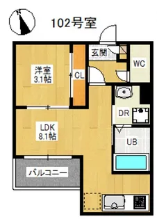 REGALESTGLORYDESIRE【1階】の間取り