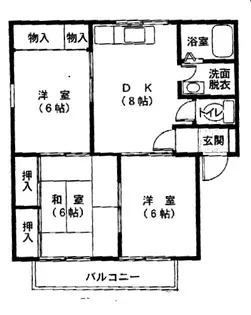 メイポール上温品A【202号室】の間取り