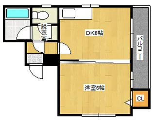 平岡ファミリービル十日市の間取り