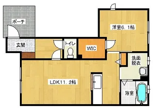 ジャンティーユの間取り