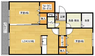 アムール祇園【2階】の間取り