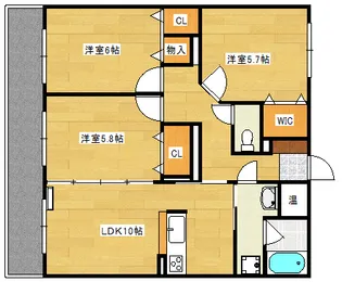 ハイム東高須の間取り