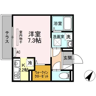 ベローナ【1階】の間取り