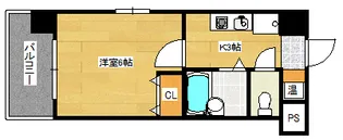 チェリス本田【2階】の間取り