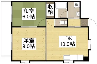 プーテゥジュール3番街の間取り