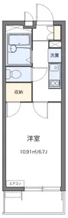 レオパレスコモディタ【1階】の間取り