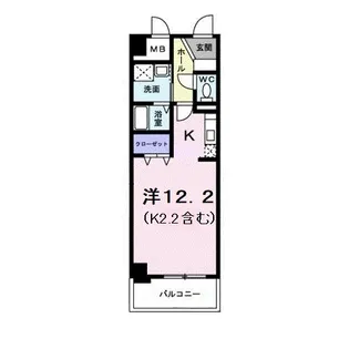 グランジュネッス【3階】の間取り