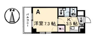 ファミーユ倉田【4階】の間取り