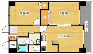 リブレスト1の間取り