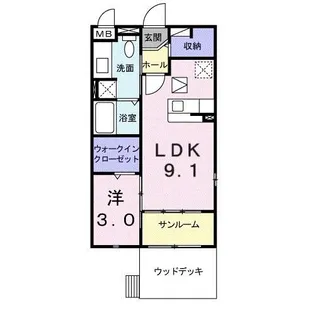 オンフォレストギオンの間取り