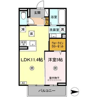 メゾン中筋の間取り