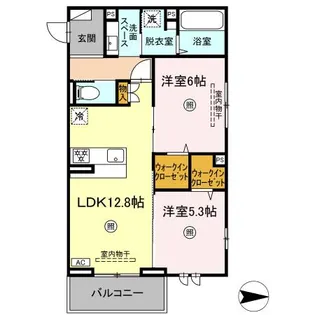 メゾン中筋【2階】の間取り