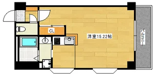 コーポ西翠【605号室】の間取り