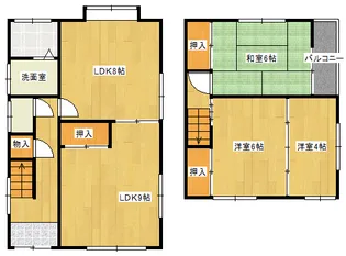 広島県広島市西区高須1丁目【一戸建】の間取り