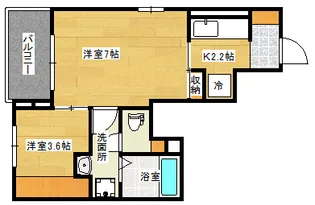 ルマン東雲の間取り