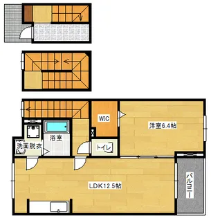 プリマヴェーラf【3階】の間取り