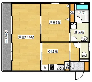 Janook【1階】の間取り
