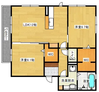 シリウス【2階】の間取り