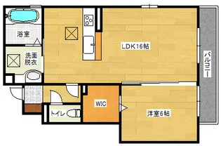ラクスナカヤ2【1階】の間取り