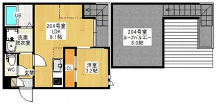 GrandticFeluca【2階】の間取り