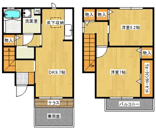 アベニュー高須Yの間取り