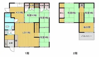 広島県安芸郡府中町柳ケ丘【一戸建】の間取り