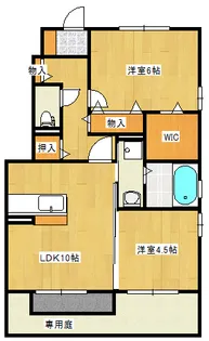 COZYCOURTB棟【1階】の間取り