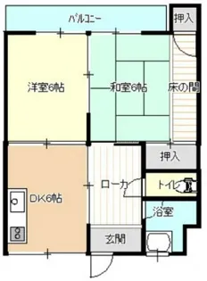重間ビル【4階】の間取り