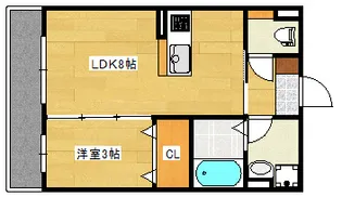 BONDBLD.2【2階】の間取り